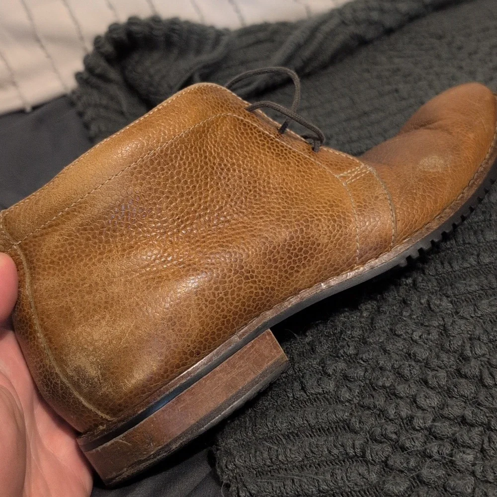 Cole Haan Nike Air Men's Brown Leather Chukka Boots Size 10‎
